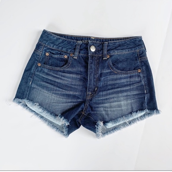 American Eagle Outfitters Pants - American Eagle Hi Rise Festival Denim Cutoff short
